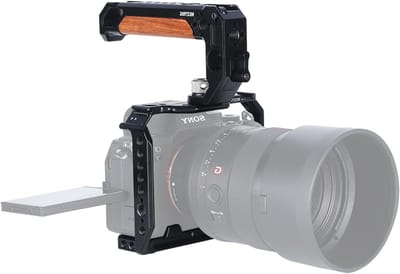 Aluminium Camera Cage Kit voor Sony Alpha 7 IV en Alpha 7S III met Bovenhandvat en Video Rig Accessoires