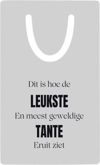 Hacebo® - dit is hoe de leukste en geweldige tanie uit ziet metalen boekenlegger - Tante - cadeau tante - cadeau - verjaardag tante Bladwijzer boekenleggers - 7.6 cm x 5cm