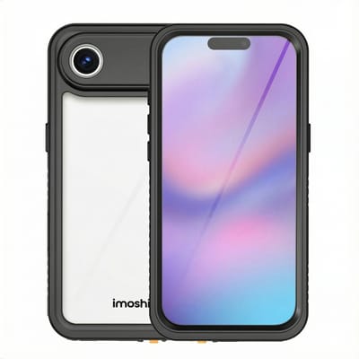 imoshion Hoesje - Geschikt voor Apple iPhone 17 Air - Waterproof 360 case - Zwart