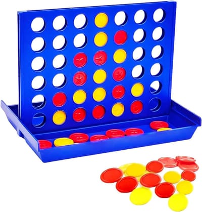 Vier wint klassiek - reisspel - serie verticaal bordspel - strategiespel voor 2 spelers - educatief speelgoed voor kinderen - familie bordspellen - speelgoed kinderen vanaf 3 4 5 6 7 8