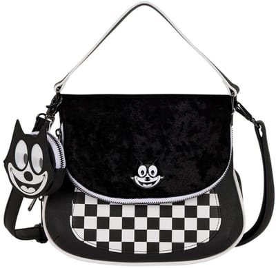 Loungefly Universal by Loungefly Crossbody Denim Felix the Cat Bags