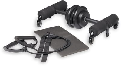 Ab Roller met Automatische Rebound – Buikspiertrainer – Extra Breed Stil Ab Wheel – Inclusief Kniemat – Fitness Thuis Core Trainer