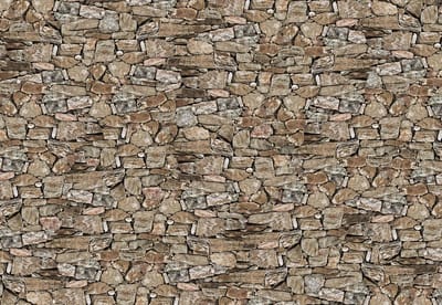 Fotobehang Stone Wall | XL - 208cm x 146cm | 130g/m2 Vlies