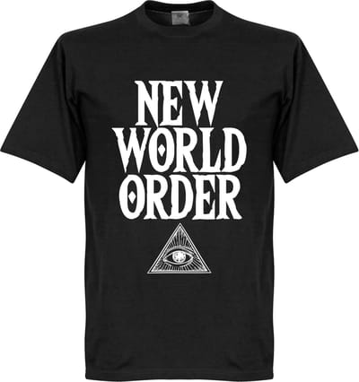 New World Order T-Shirt - Zwart - L
