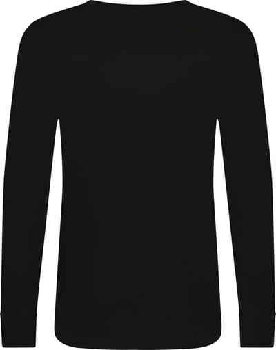 RJ Thermo Mayrhofen Heren Shirt Lange Mouw O-Neck Zwart XL