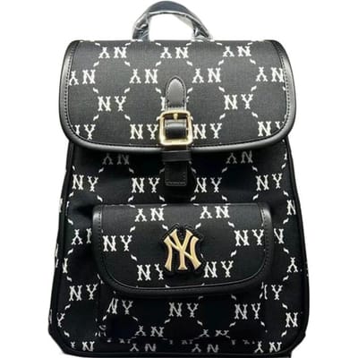 Sac à dos MLB Mode Polyvalent Polyester Unisexe Noir 7ABKMD74-50BKS Black