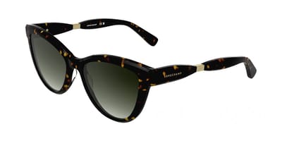 Longchamp LO804S Dark havana 54/17/140 WOMAN Zonnebrillen