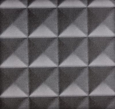 Dutch Wallcoverings Vliesbehang leer pyramide - zwart