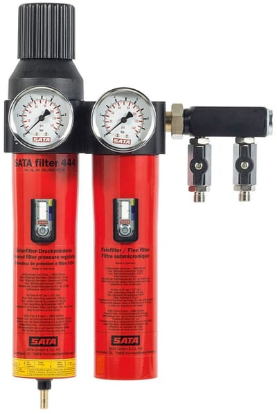 SATA 444 Olie- & Waterafscheider + drukregelaar & uitlaatmodule