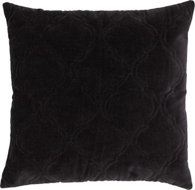Moroccan Velvet Black Kussen | 45 X 45 | Sierkussen Voor Woonkamer Of Slaapkamer