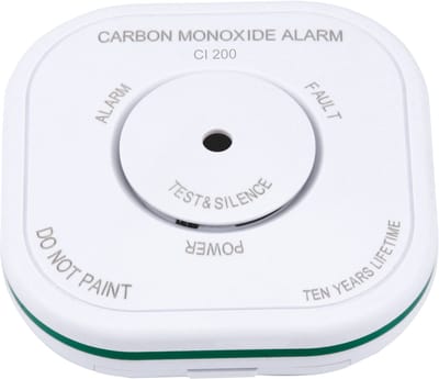 Olympia CI 200 Koolmonoxidemelder Koppelbaar werkt op batterijen Detectie van Koolmonoxide