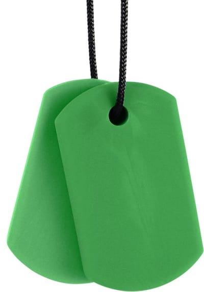 ARK Therapeutic kauwsieraad kauwketting Forest Green XXT - sensorisch speelgoed.