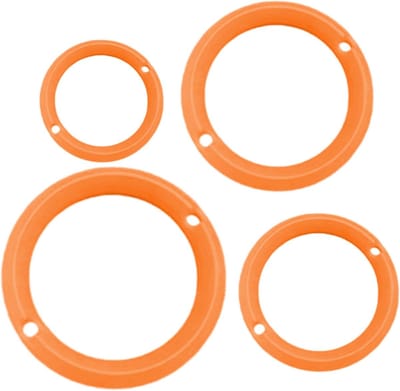 Dartoefenringen - Doelset - Vaardigheden Verbeteren - 4 Delige Set - 11 cm - Oranje