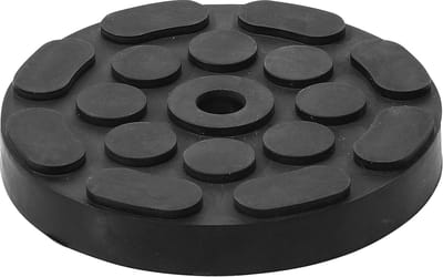 Rubberschijf Hefplatform - Beschermpad Rubber - Voertuigen Ondersteunen - Hoge Belastbaarheid - 120mm Diameter - Zwart
