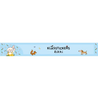 Klasstickers Rikki