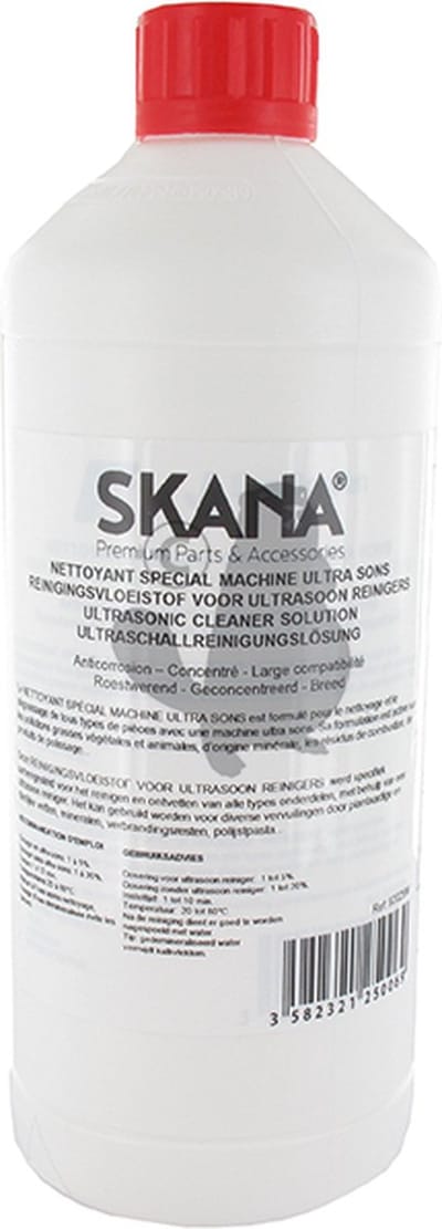 Skana X'oil Specifieke reinigingsproduct voor ultrasoonreinigers. Inhoud 1 L.