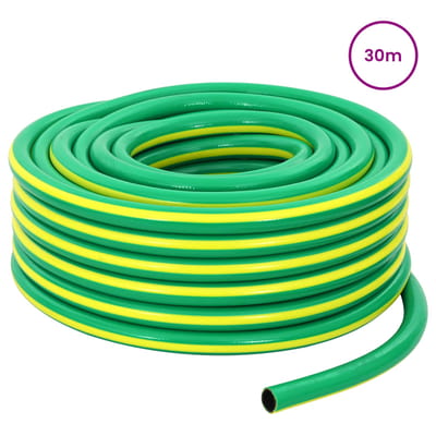 vidaXL - Tuinslang - 5-laags - Groen - en - Geel - 1/2'' - 30 - m - PVC
