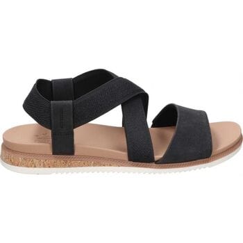 Skechers Bobs Desert Kiss Low Sandalen Plat - zwart - Maat 37