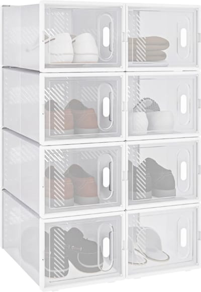 Schoenenbox PRO - Transparant - 8 stuks - Sneakerbox - Opbergsysteem