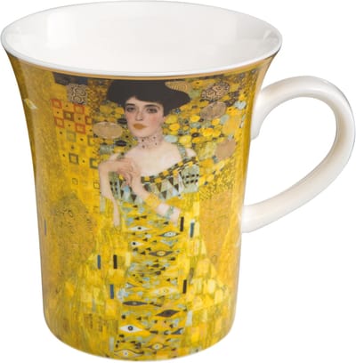 Goebel - Gustav Klimt | Koffie / Thee Mok Adele Bloch-Bauer | Beker - porselein - 400ml - 2 stuks