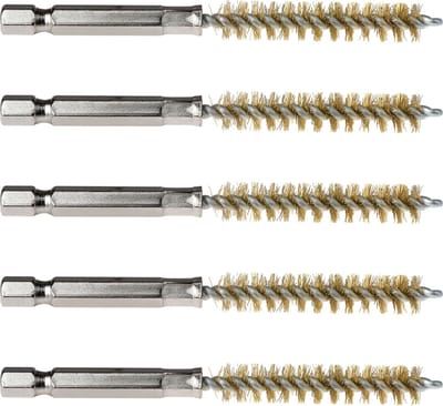 SW-Stahl 62330L-M9 messing borstels 9mm 5-delig