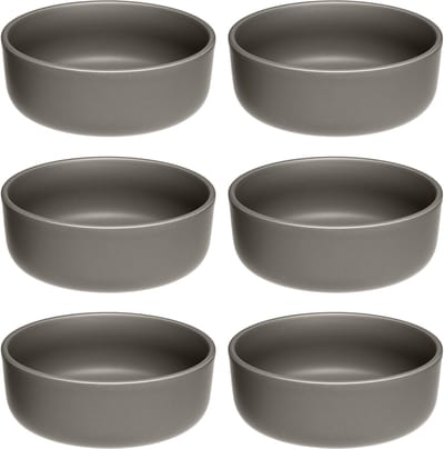 Leonardo Roma schaal 16cm taupe - set/6