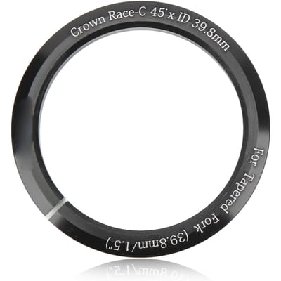 RISK Jeu de direction cuvette inférieure alliage d'aluminium vélo fourche avant jeu de direction cuvette inférieure pour 1,5 pouce