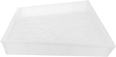 Betonmal Tuinpaden - Bestratingsvorm Terras - Tuin Aanleggen - Antislip Oppervlak - 27 x 27 x 4 cm - Wit