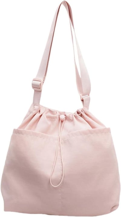 Dames Crossbody Tas - Schoudertas Nylon - Dagelijks Gebruik - Lichtgewicht Ontwerp - 34 x 10 x 31 cm - Zwart