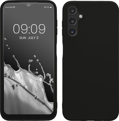 kwmobile telefoonhoesje geschikt voor Samsung Galaxy A14 5G - Hoesje voor smartphone - Back cover in zwart