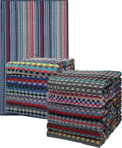 Set van 12 Keuken- en Werkdoeken van 100% Katoen - Absorberend en Robuust