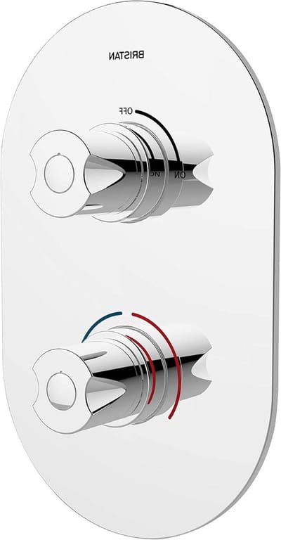 Thermostatische Douchekraan - Douchekraan Thermostaatkraan - Douchen Instellen - Volledig Onderhoud Voorkant - 45-75mm Holte - Chroom