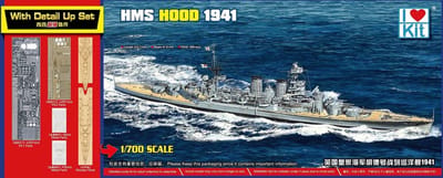Trumpeter Modelbouwpakket Schepen - 65703 Top Grade HMS HOOD 1941 Ship Plastic - 1:700 - Modelbouw