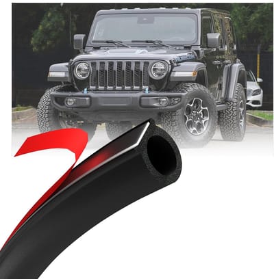 Dailygoods- Deurafdichting Zelfklevend - Rubber Afdichtingsstrip - Geluidsisolatie - Waterdicht - Temperatuurbestendig - Geschikt voor Voertuigen - Rubberen Afdichting
