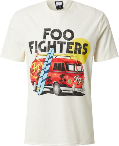 Foo Fighters T-shirt - Amplified Collection - Camper Van - XS tot 3XL - voor Mannen - gebroken wit