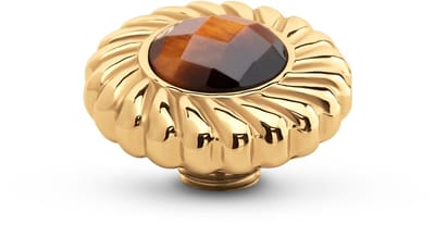 Melano Vivid Baroque Gem Steentje Red Tigereye | Goud