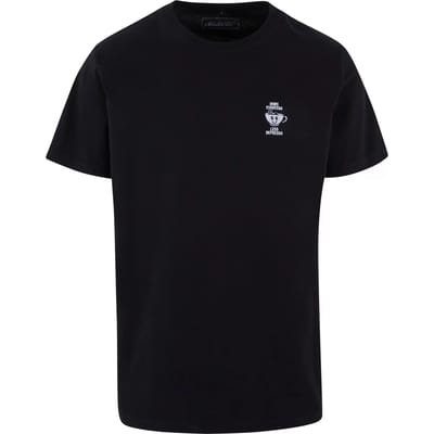 Mister Tee - More Espresso Less Depresso EMB Heren Tshirt - XS - Zwart