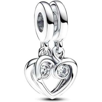 Bedels Originele Hart Serie Hangers Kralen Past Armband Ketting Voor Vrouwen Bedel Koper Luxe Doe-het-zelf Sieraden Fijne Cadeaus gray