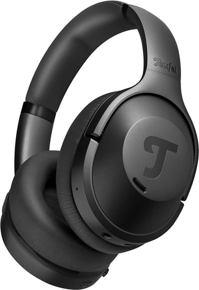 Teufel REAL BLUE NC 3 - Gesloten bluetooth over-ear koptelefoon met Active Noise Cancelling (ANC) - Lange speelduur - Night Black