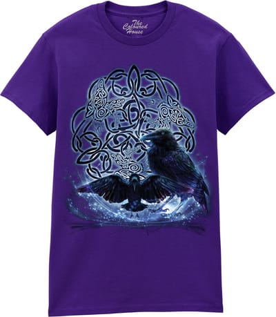 Raaf Celtic Raven The Coloured House T-shirt M