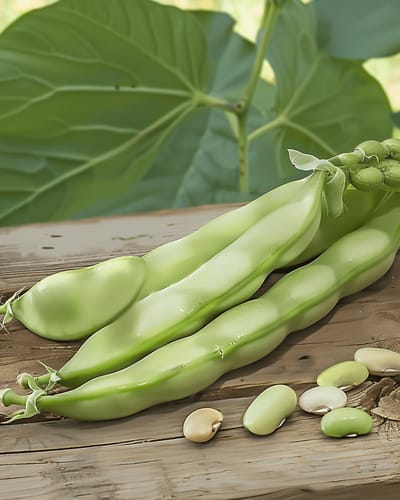 2 sets - Tuinbonen Zaden Witkiem Vicia Faba Eenjarig 250g