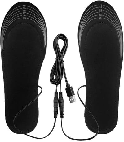 "【Verwarmende Schoenenbinnenzool】- Snijbaar Design-4MM Dikte-Wasbaar - Schoenenbinnenzool-Verwarmende Inzool-Winter Voetwarmte Inzool-Schoenen Accessoire - Winter Wandelen-Buiten Activiteiten-Dagelijks Gebebruik - Warmte & Comfort Voor Koue Voeten "