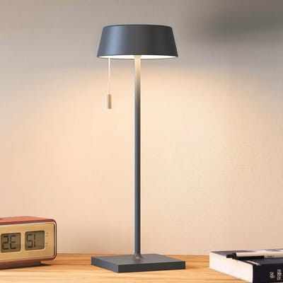 Oplaadbare dimbare LED-tafellamp - warmwit 2700 K - IP44 waterdicht - draadloos - slaapkamer tuin eettafel balkon hotel