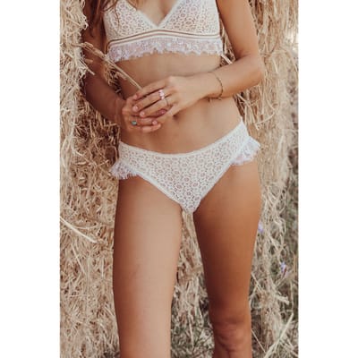 Louise Misha Panties Lolita Off-white Maat: XXS | Slipjes Outlet | Dames | Wit