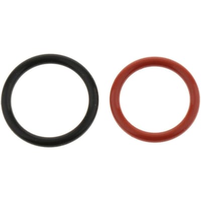 2 Stuks Stuurbekrachtigingspomp Inlaat & Uitlaat O-Ring Afdichting Voor 91345RDAA01, 91370SV4000 black