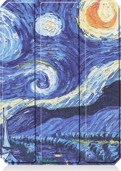 Hoesje - Geschikt voor Apple iPad Mini 6 (2021) - 8.3 inch - 6e Generatie - Dun & Stevig - Trifold Bookcase - Hard Cover Case - Met Uitsparing Geschikt voor Apple Pencil - Hardcover Book - Tablet Hoes - Sterrenhemel