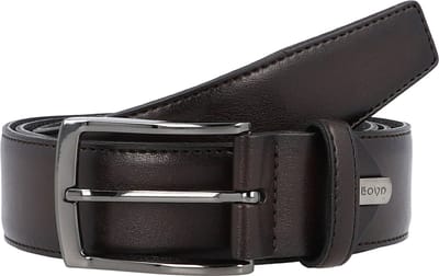 LLOYD Leren Riem Thin Leather Belt W90 Dark Brown Bruine