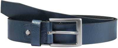 Leonardo Verrelli Leonardo Verrelli herenriem 90 cm - 140 cm (tailleomvang) in blauw van 100% echt leer, inkortbaar
