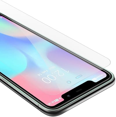 Cadorabo Screenprotector geschikt voor Oukitel C22 - Pantser film Beschermende film in KRISTALHELDER Geharde (Tempered) display beschermglas in 9H hardheid met 3D Touch