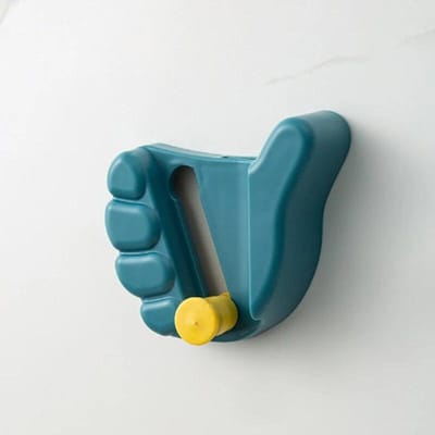 Een Creatieve Multifunctionele Schuifhaak Met Palm Mop Klem Geen Boren In Keuken Badkamer Zelfklevend Bezemrek Huishoudelijk Cadeau